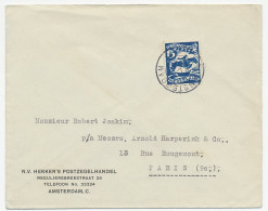 Cover / Stamp Netherlands - France 1928 Horse Jumping - Stamp Olympic Games Amsterdam 1928 - Other & Unclassified