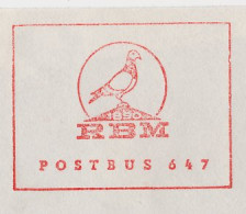 Meter Cover Netherlands 1963 Bird - Pigeon - Dove - Autres & Non Classés