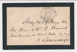 Franco Takjestempel Utrecht 1867 - Lettres & Documents