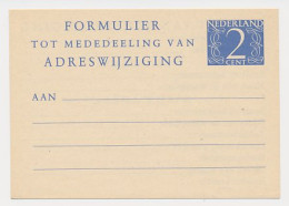 Verhuiskaart G. 19 A - Entiers Postaux