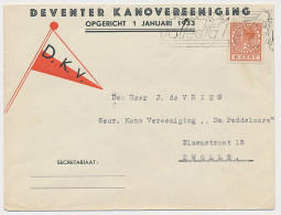 Envelop Deventer 1936 - D.K.V. Kanovereeniging - Non Classés