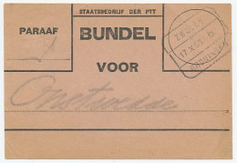 Treinblokstempel : Zwolle - Groningen III 1953 - Unclassified