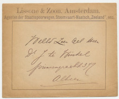 Firma Envelop Amsterdam - Lissone / Spoorwegen / S.M. Zeeland - Unclassified