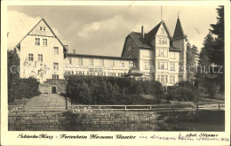 72167303 Schierke Harz Ferienheim Hermann Gieseler Schierke - Schierke