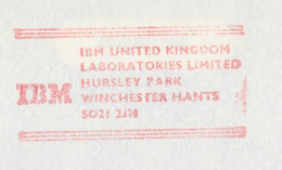 Meter Cover GB / UK 1987 IBM - Laboratories - Informatique