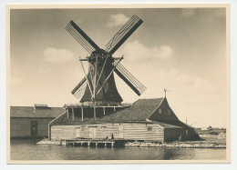 Postal Stationery Netherlands 1946 Windmill - Zaandam - Windmills