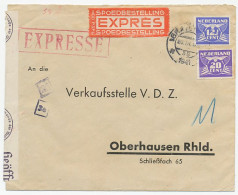 Em. Duif Expresse Den Haag - Duitsland 1941 - Ohne Zuordnung
