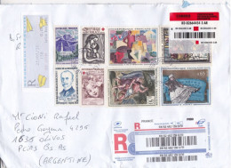 France - 2021 - Letter - Sent To Argentina - Caja 30 - Covers & Documents
