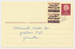 Verhuiskaart G. 36 Amstelveen - IJmuiden 1975 - Material Postal