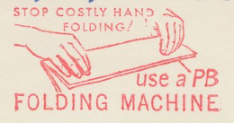 Meter Cut USA 1954 Folding Machine - Pitney Bowes - Unclassified