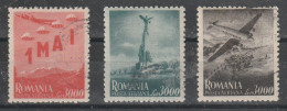 1947 - 1 MAI (AERIENS) Mi No 1062/1064 - Oblitérés