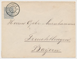 Envelop G. 7 Amsterdam - Duitland 1896 - Entiers Postaux