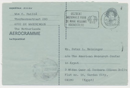 Luchtpostblad G. 27 C Arnhem - Cairo Egypte 1985 - Postal Stationery