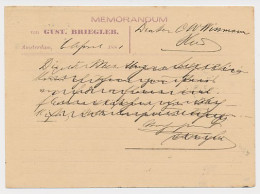 Briefkaart G. 18 Particulier Bedrukt Locaal Te Amsterdam 1881 - Postal Stationery