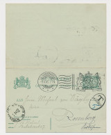 Briefkaart G. 60 S Gravenhage - Rosenberg Belgie 1905 - T / Taxe - Entiers Postaux