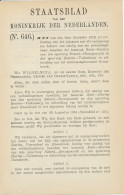 Staatsblad 1919 : Spoorlijn Heerlen - Valkenburg Enz. - Historische Documenten