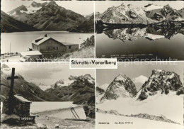 72167093 Bielerhoehe Gasthaus Piz Buin Silvretta Stausee Gebirgspanorama Kreuz G - Altri & Non Classificati