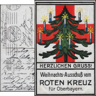 Allemagne Décembre 1918. Carte De Franchise Après Armistice ! Comité De Noël De La Croix-Rouge Pour La Haute-Bavière RRR - Croce Rossa