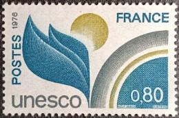 Service N°50 UNESCO 80 C. Vert Bleu, Gris Et Bistre Olive. Neuf** MNH - Nuovi