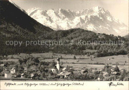 72165708 Ohlstadt Mit Alpspitze Und Zugspitze Wettersteingebirge Ohlstadt - Altri & Non Classificati