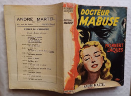 C1 Norbert Jaques DOCTEUR MABUSE Andre Martel 1954 JAQUETTE ROSENBERG Fritz Lang - Autres & Non Classés