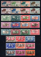 Wallis Et Futuna  - 1930 - Tb De NCE Surch  - N° 43 à 35 Sauf 59/59A/60A  - Oblit - Used - Usados