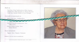 Ivonne Degryse-Stove, Izegem 1913, 2015. Honderdjarige. Foto - Obituary Notices