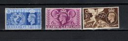 UK England, Great Britain 1948 Olympic Games London 3 Stamps MNH - Ete 1948: Londres