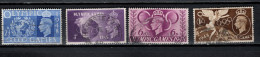 UK England, Great Britain 1948 Olympic Games London Set Of 4 Used - Sommer 1948: London
