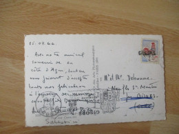 GISORS GRIFFE MARQUE LINEAIRE OBLITERATION DE FORTUNE LETTRE - 1921-1960: Modern Tijdperk