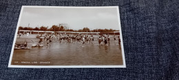 CARTOLINA LIDO DI VENEZIA  SPIAGGIA- VERA FOTOGRAFIA- PERIODO REGNO FORMATO PICCOLO NON VIAGGIATA - Venezia (Venice)