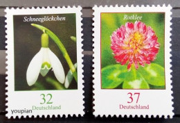 Germany 2022, Flowers, MNH Stamps Set - Unused Stamps