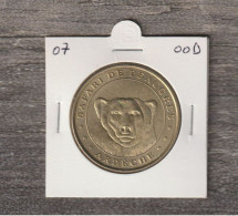 Monnaie De Paris : Safari De Peaugres (l'ours) - 2000 - 2000