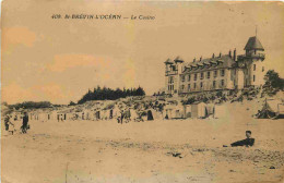 44 - Saint Brévin L'Océan - Le Casino - La Plage - Animée - Scènes De Plage - Correspondance - CPA - Etat Abimée Sur Le  - Saint-Brevin-l'Océan