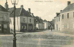 72 - Bonnétable - Place De L'Eglise - Animée - CPA - Voir Scans Recto-Verso - Bonnetable