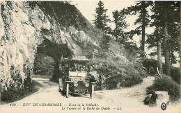 88 - Vosges - Environs De Gérardmer - Route De La Schlucht - Le Tunnel De La Roche Du Diable - Animée - Automobiles - CP - Sonstige & Ohne Zuordnung