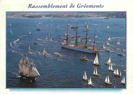 Bateaux - Voiliers - Bretagne - Douarnenez - Le Port Rhu - Grand Rassemblement De Gréements - Flamme Postale De Plogaste - Sailing Vessels