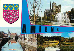 80 - Amiens - Multivues - Blasons - Automobiles - CPM - Voir Scans Recto-Verso - Amiens
