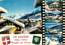 74 - La Clusaz - Multivues - Chalets - Hiver - Neige - CPM - Voir Scans Recto-Verso - La Clusaz