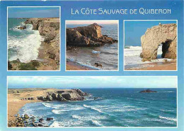 56 - Presqu'Ile De Quiberon - La Cote Sauvage - Multivues - Effet De Vagues - Carte Neuve - CPM - Voir Scans Recto-Verso - Quiberon