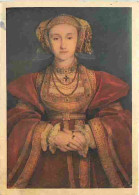 Art - Peinture - Hans Holbein - Portrait D'Anne De Cleves - CPM - Voir Scans Recto-Verso - Peintures & Tableaux