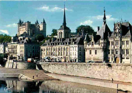 49 - Saumur - L'Hôtel De Ville. Le Château - Automobiles - Carte Neuve - CPM - Voir Scans Recto-Verso - Saumur