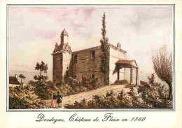 24 - Dordogne - Château Du Fleix En 1840 D'après Une Vieille Gravure De 1840 - CPM - Voir Scans Recto-Verso - Other & Unclassified