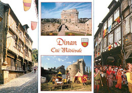 22 - Dinan - Cité Médiévale - Multivues - Fete Moyennageuse - CPM - Voir Scans Recto-Verso - Dinan
