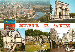 17 - Saintes - Multivues - Archéologie - Rue Piétonne - Flamme Postale - CPM - Voir Scans Recto-Verso - Saintes