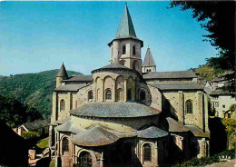 12 - Conques En Rouergue - L'église Sainte-Foy - Flamme Postale - CPM - Voir Scans Recto-Verso - Sonstige & Ohne Zuordnung