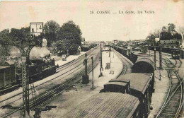 58 - Cosne Cours Sur Loire - La Gare - Les Voies - Trains - CPA - Voir Scans Recto-Verso - Cosne Cours Sur Loire