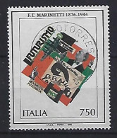 Italy 1996  Filippo Tommaso Marinetti  (o) Mi.2416 - 1991-00: Usados