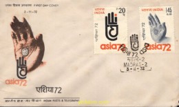 731545 MNH INDIA 1972 ASIA 72, FERIA COMERCIAL ASIATICA INTERNACIONAL EN NUEVA DELHI - Ungebraucht