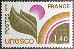 Service N°52 UNESCO 1 F.40 Brun, Brun-orange Et Lilas-rose. Neuf** MNH - Nuovi